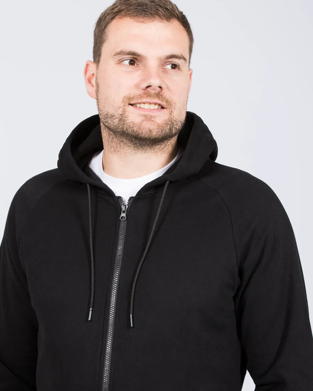 2t Ryan Zip Up Tall Hoodie (black)