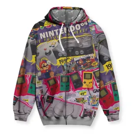 90s Toy Catalog Men's Zip-Up Hoodie