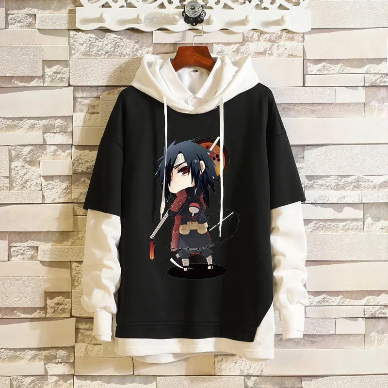 Black White Denim Hoodies/Jackets Collection 2 Naruto/Boruto (Variants Available)