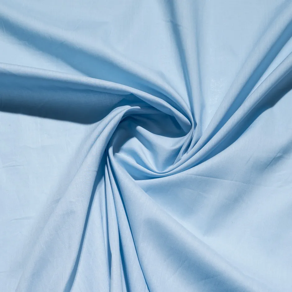 Blue Superfine Pure Shirting Cotton