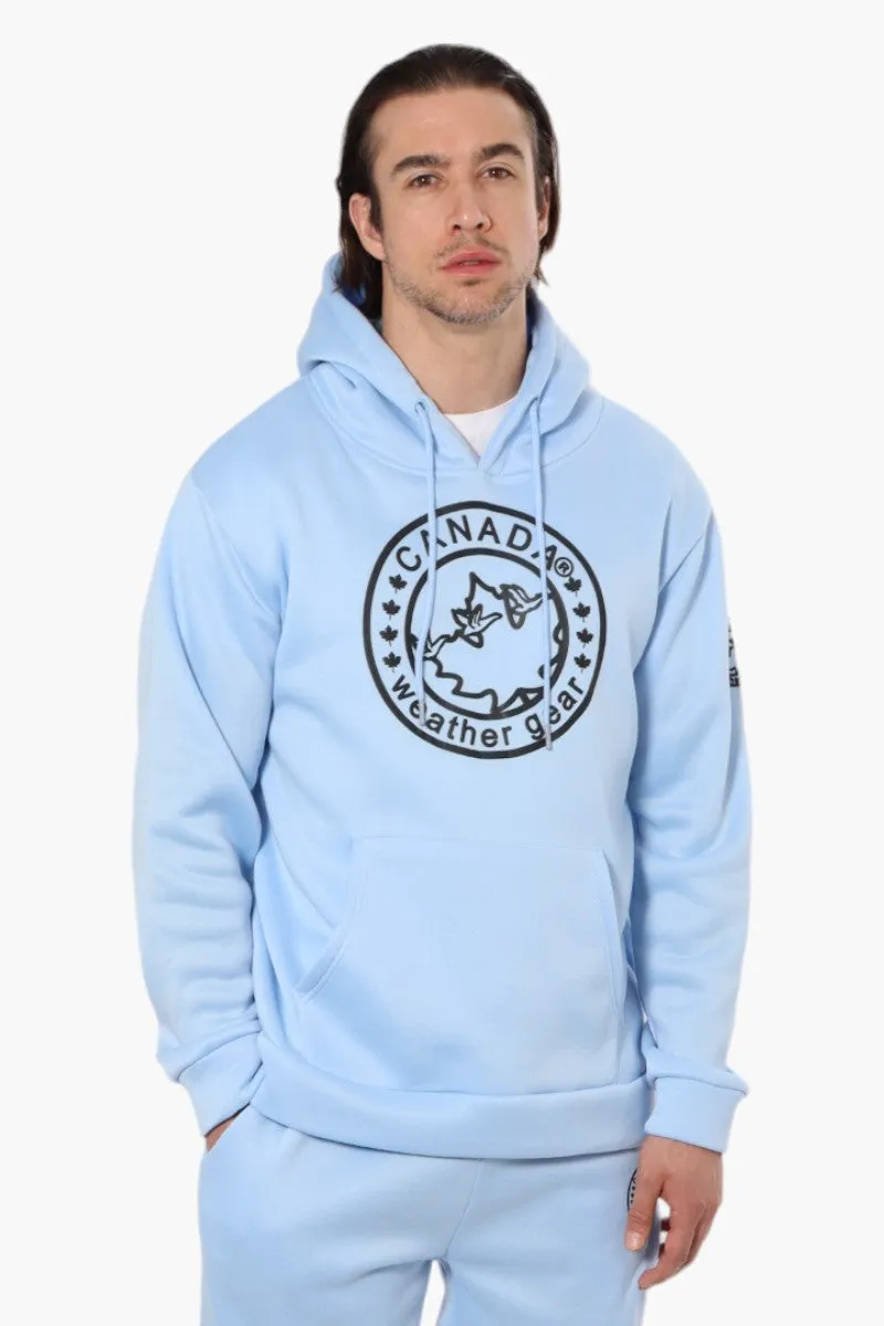 Canada Weather Gear Solid Centre Logo Hoodie - Blue