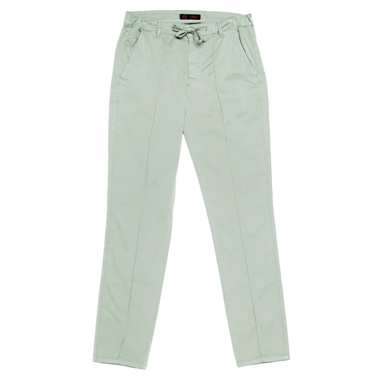 Chino Pants w/ Drawstring Waist - Sage Green