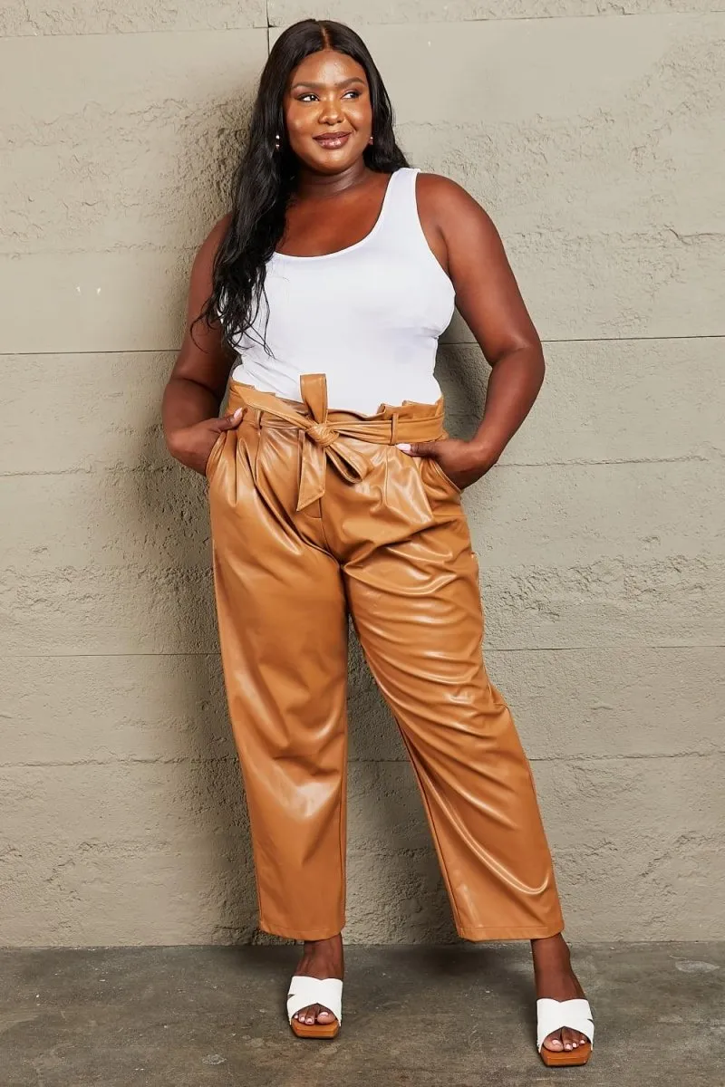 Dare To Wear Out Heyson Faux Leather Pants