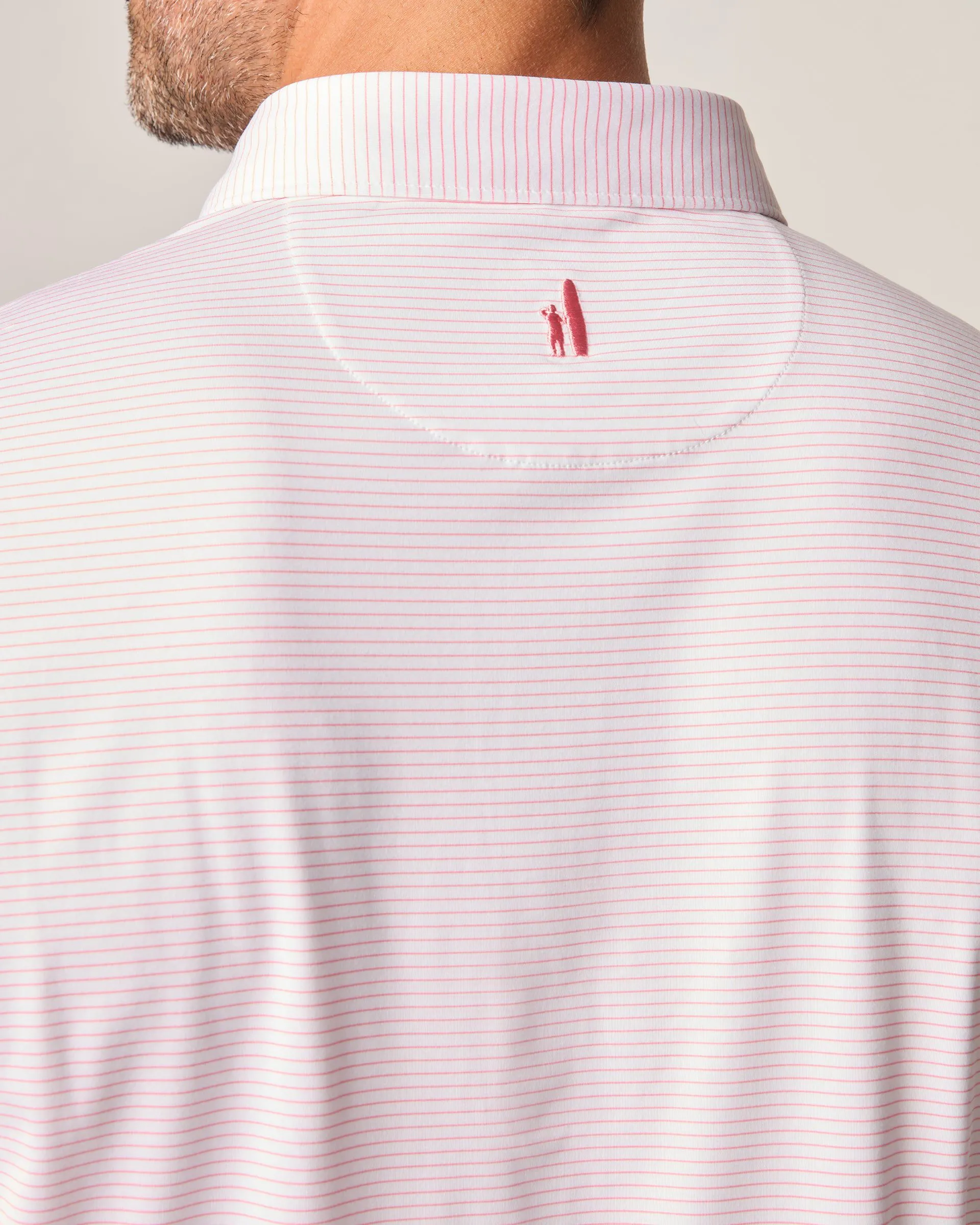 Featherweight Performance Polo - Double Eagle Stripe