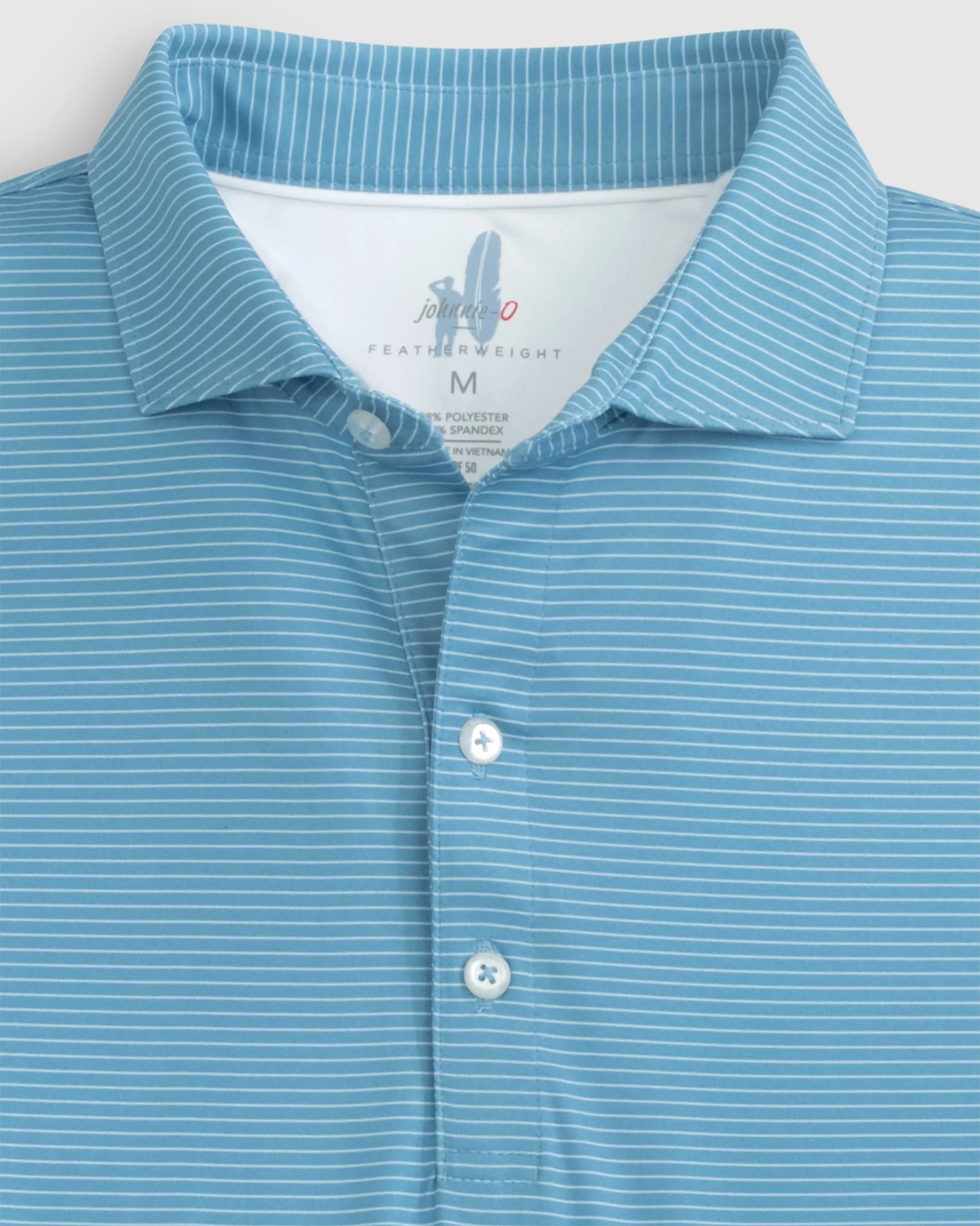 Featherweight Performance Polo - Double Eagle Stripe