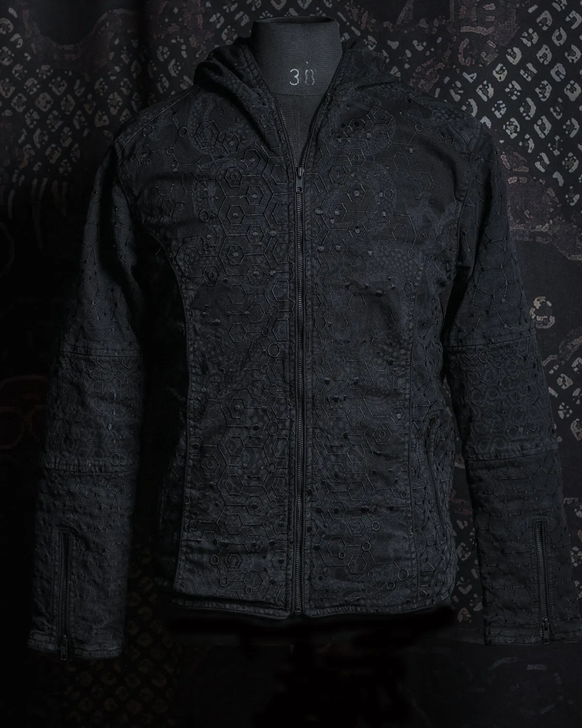 Jacket Men / Denim Laser Print Digital Embroidery - DRAGONS KAMBOZII PENTA