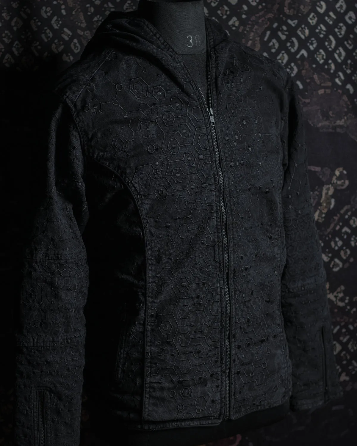 Jacket Men / Denim Laser Print Digital Embroidery - DRAGONS KAMBOZII PENTA