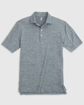 Johnnie-O Huron Heathered Polo Heather Black