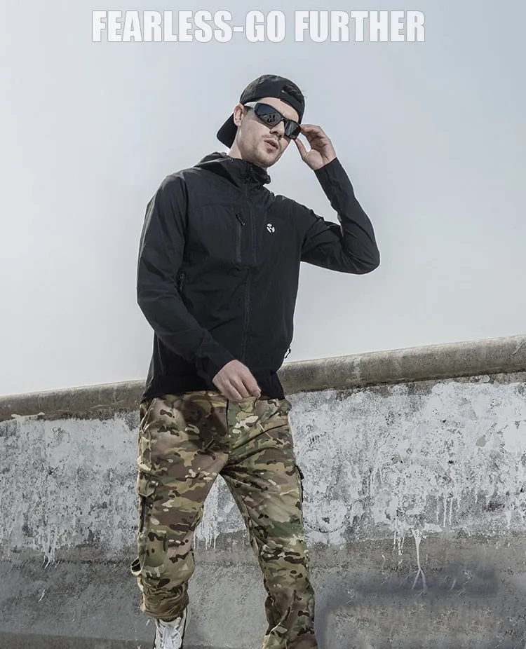 Men Fashion Streetwear Casual Camouflage Cargo Pants