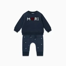 MORI Sweatshirt & Hearts Joggers Outfit