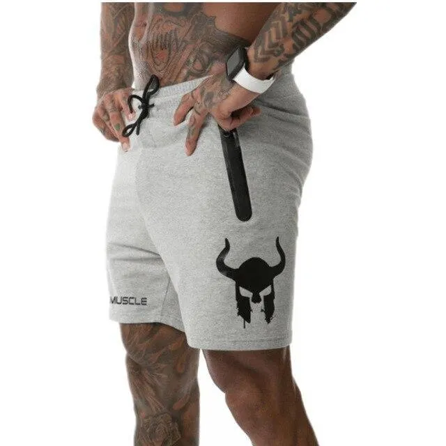 New Men Shorts cotton Gyms Fitness Bodybuilding Mens Summer Casual Cool Short Pants Male Jogger Workout Beach Breechcloth