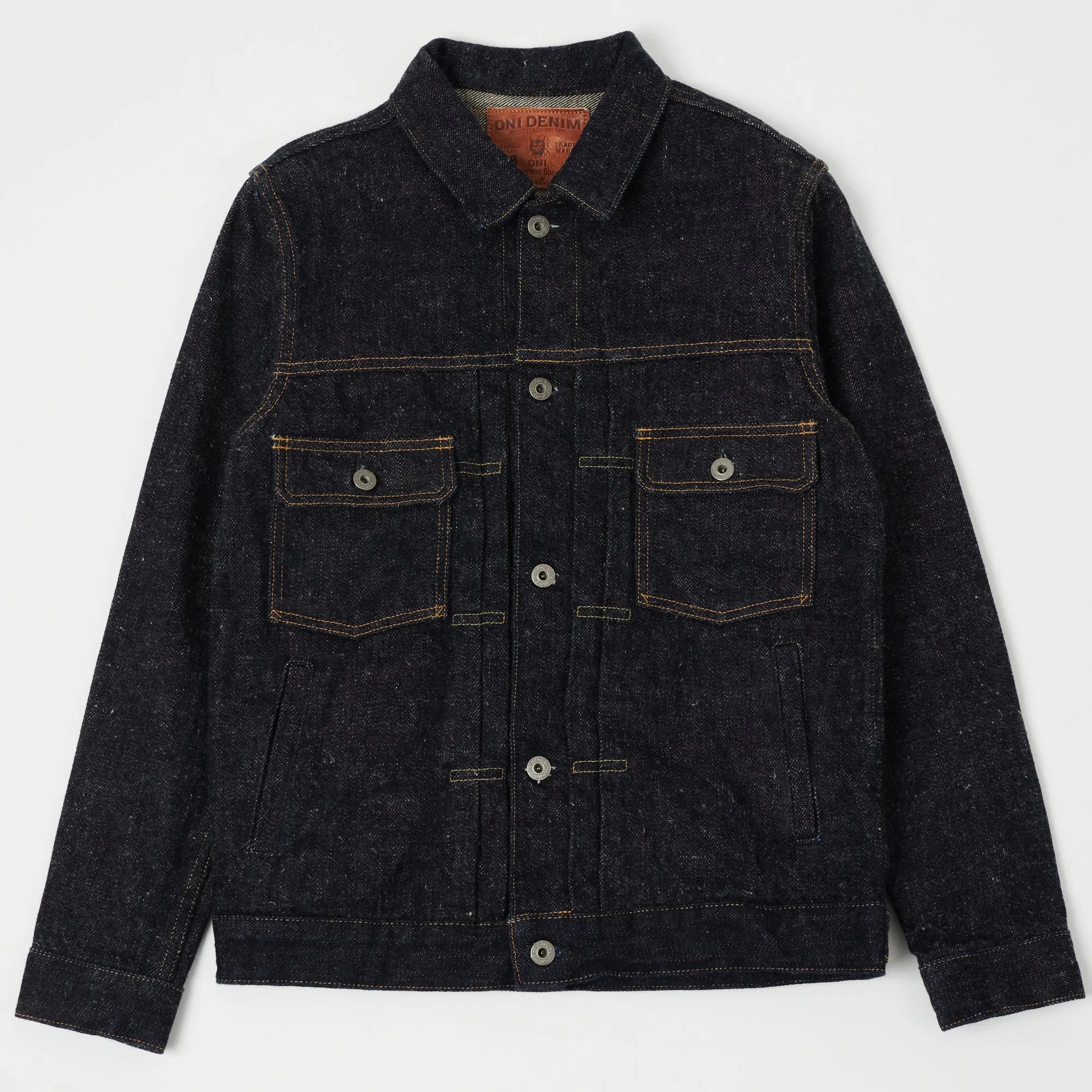 ONI 02516P-DIZR 'Deep Indigo Secret Denim' 20oz. Type II Denim Jacket - Rinsed