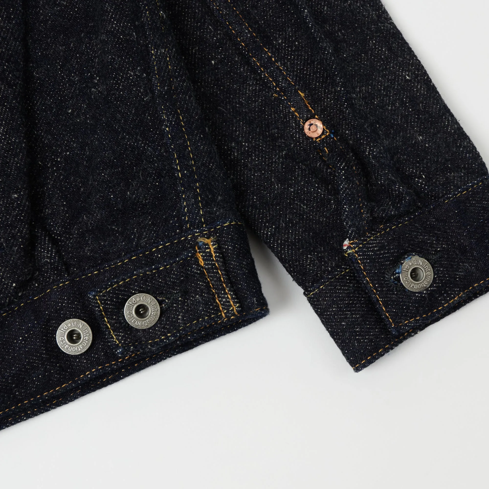 ONI 02516P-DIZR 'Deep Indigo Secret Denim' 20oz. Type II Denim Jacket - Rinsed