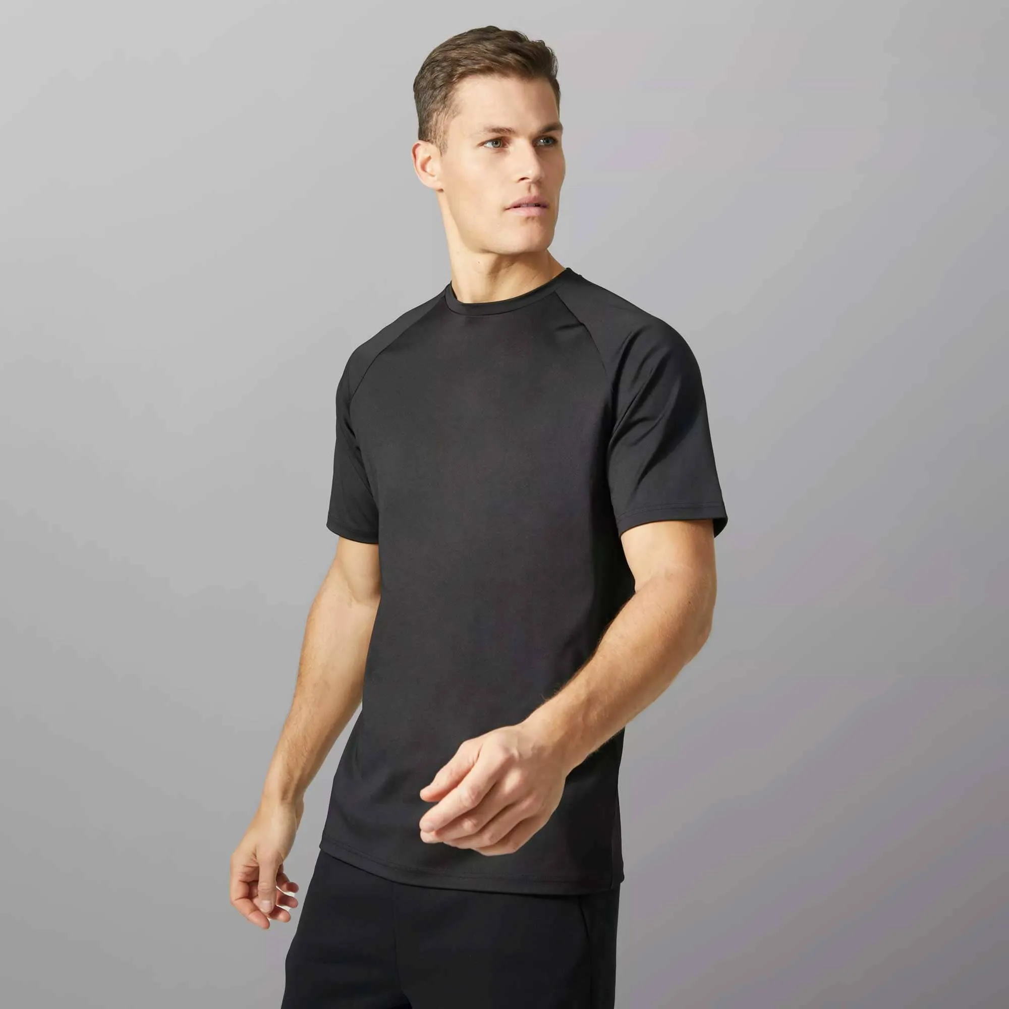 Polo Republica Men's Essentials Raglan Sleeve Activewear Tee Shirt