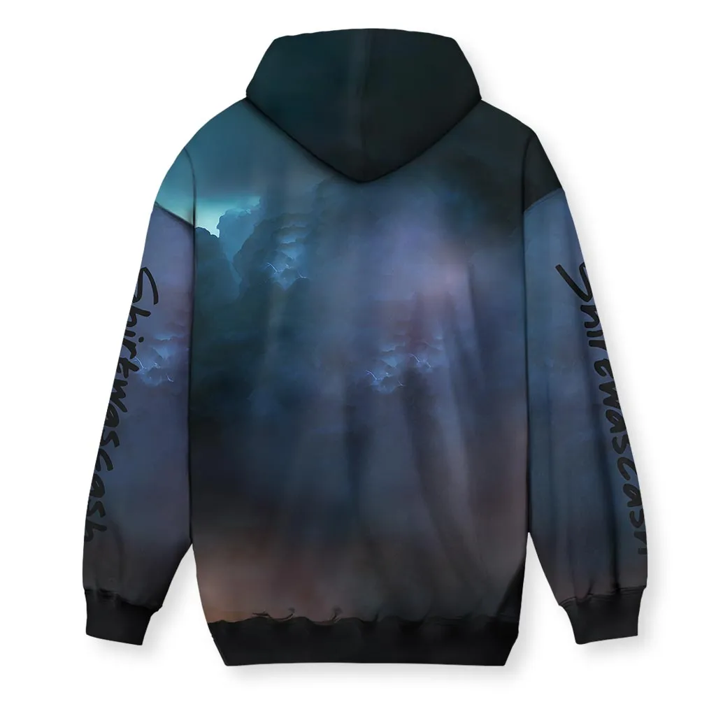 Return of the Lightning Cat Men's Zip-Up Hoodie