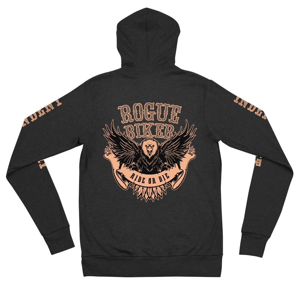 Ride Or Die Eagle [Independent] | Unisex Zip Hoodie