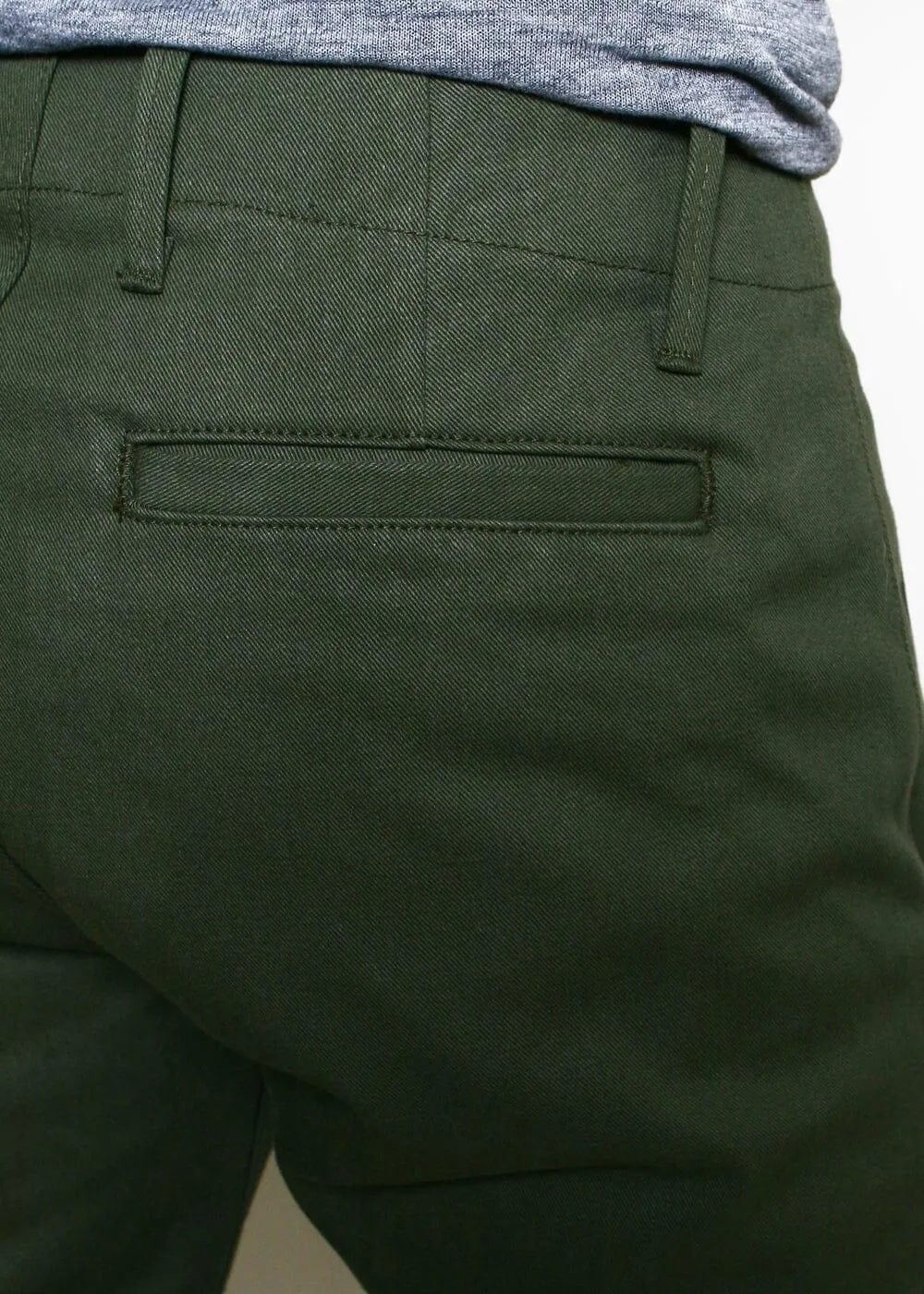 Rogue Territory - Infantry Pant Green Selvedge Twill