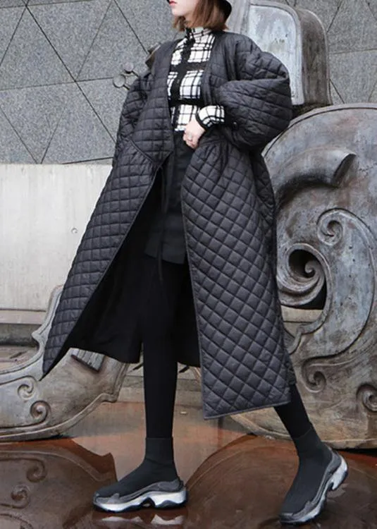 thick oversize warm winter coats black lantern sleeve women parkas