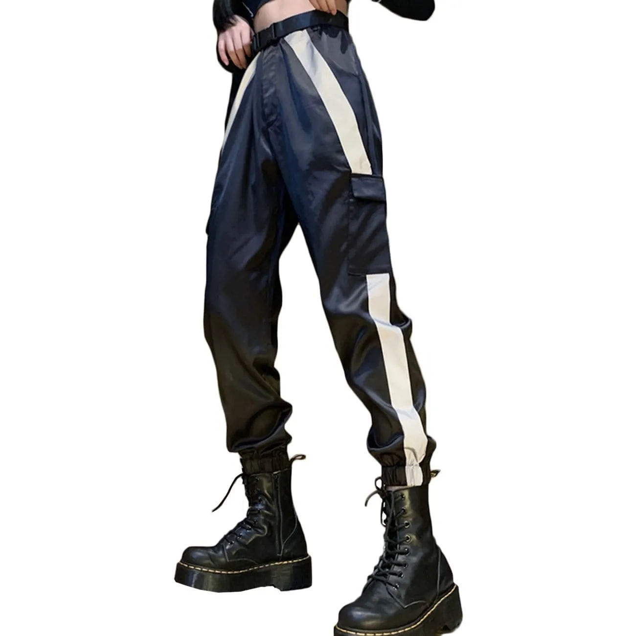 WLS Reflective Strip Cargo Pants